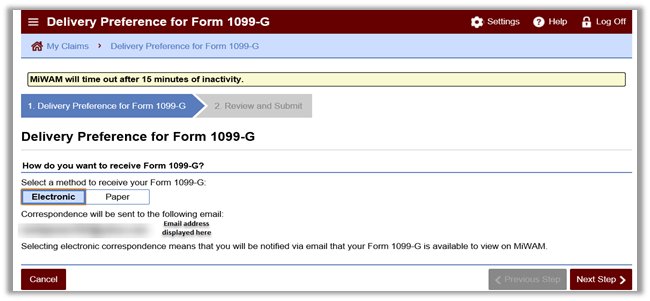 1099-G screen 2