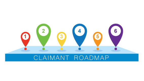 claimant roadmap infographic