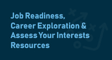 Job Readiness, Career Exploration & Assess Your Interests Resources