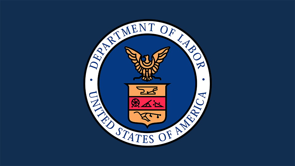 Department of Labor • United States of America seal.