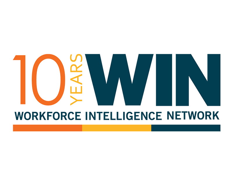 10 Years WIN Workforce Intelligence Network logo