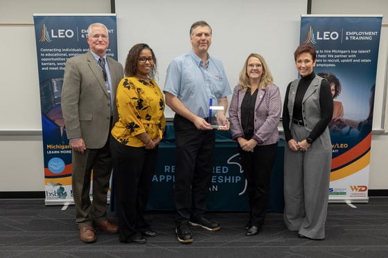Race to Talent award presentation to DENSO Manufacturing Michigan.