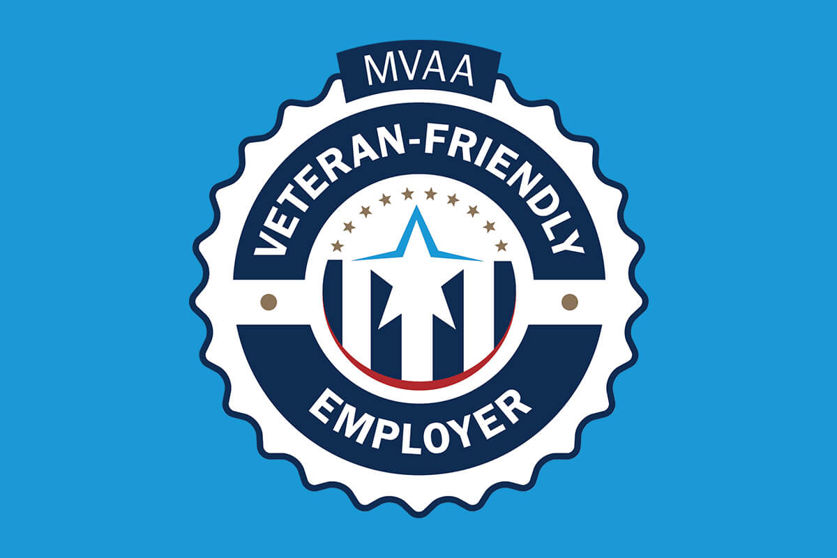 MVAA Veteran-Friendly Employer logo.