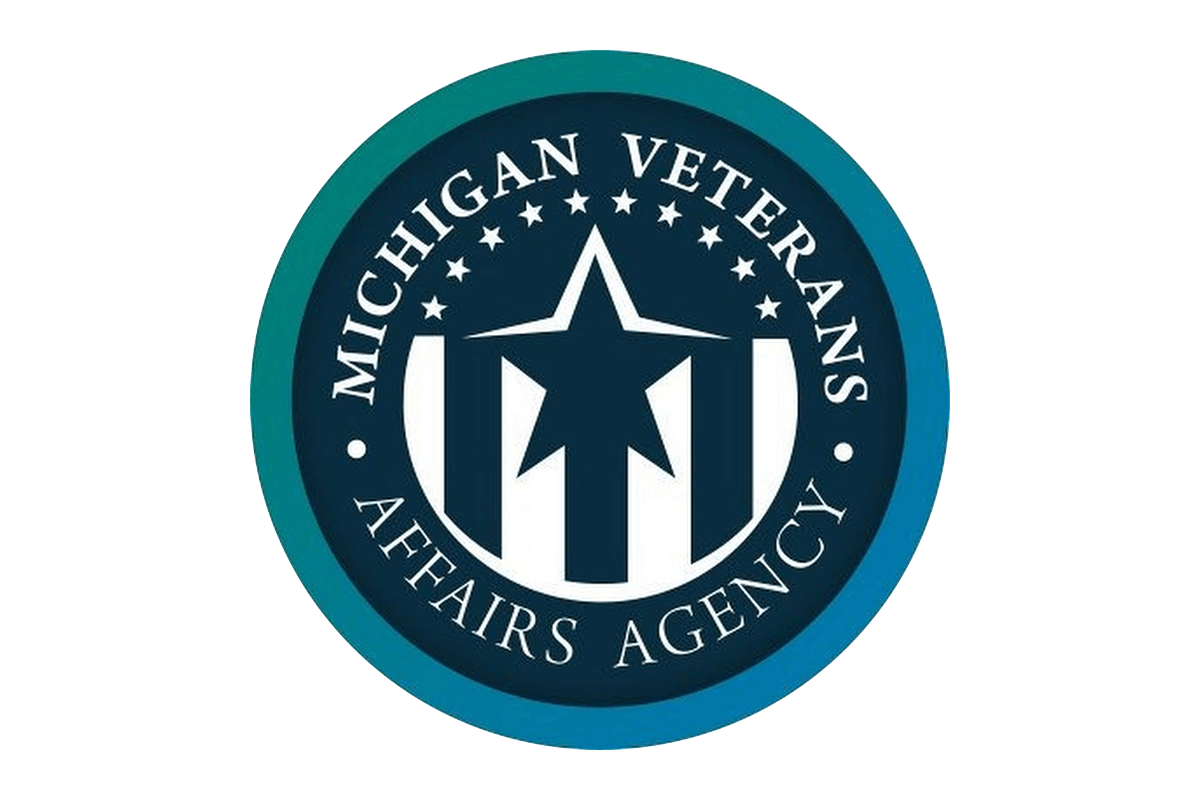 Michigan Veterans Affairs Agency emblem.