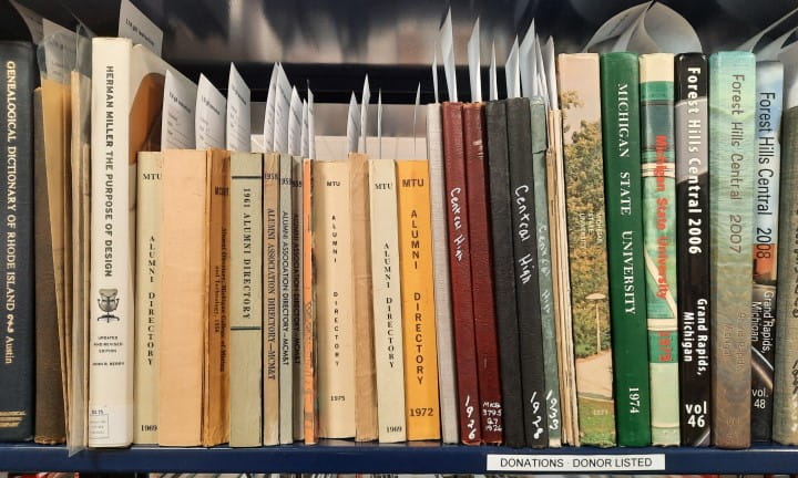 2023 Library of Michigan About The Library Make A Gift link book donations
