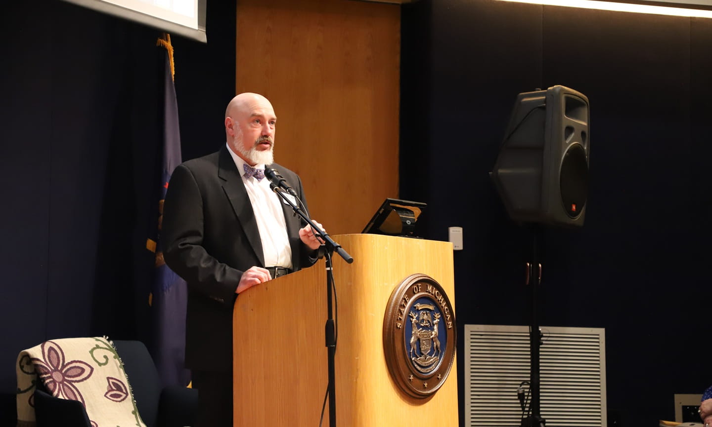 2026 Library of Michigan About State Librarian David Votta Interim Hero