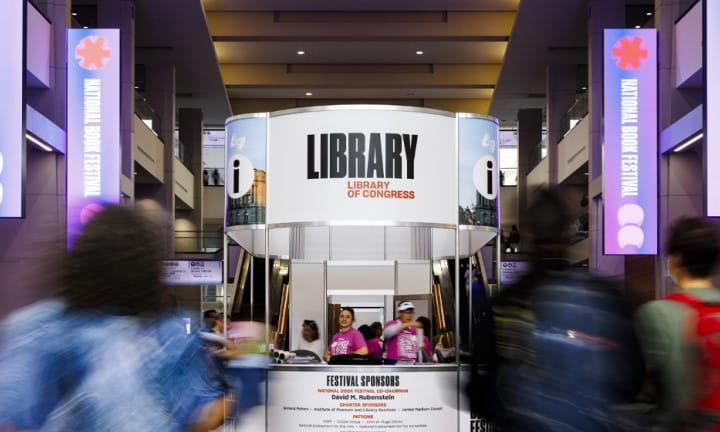 2025 Library of Michigan For Libraries Michigan Center for the Book National Book Festival 2024 Desk