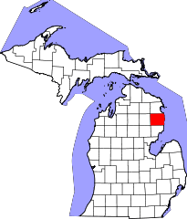 Alcona County Map Link