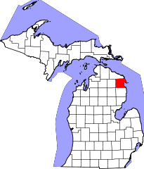 Alpena County Map Link