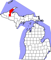 Houghton County Map Link
