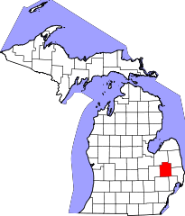 Lapeer County Map Link