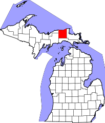 Luce County Map Link