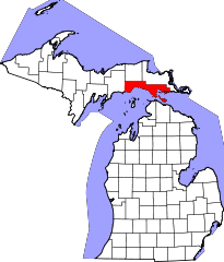 Mackinac County Map Link
