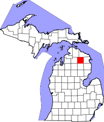 Montmorency County Map Link