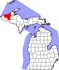 Ontonagon County Map Link