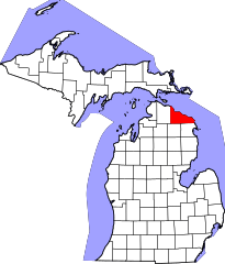 Presque Isle County Map Link