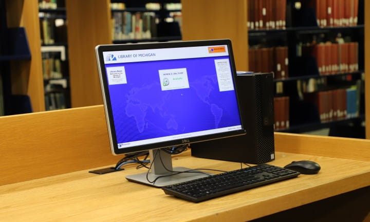 Michigan Materials Online Resources Link Image Computer