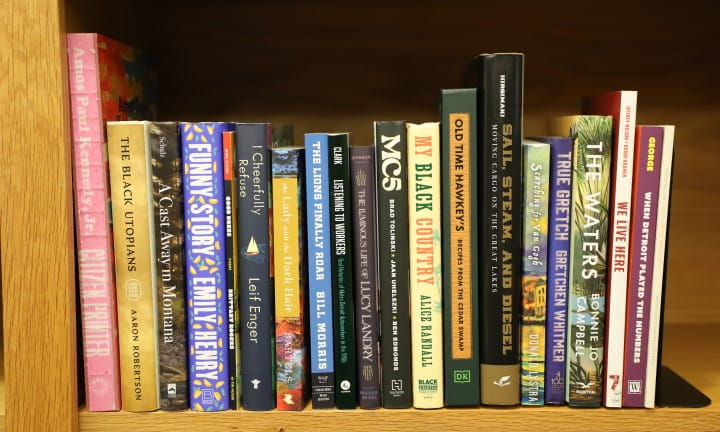 2025 Library of Michigan For Public Michigan Notable Books bookshelf