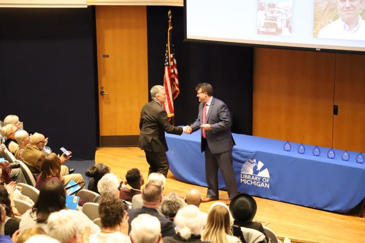 2025 Library of Michigan For Public Michigan Notable Books Night for Notables Daniel J. Clark