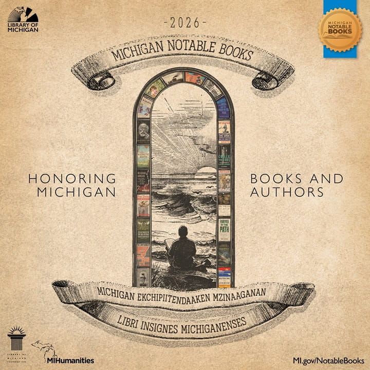 2026 Michigan Notable Books Promotional Graphics Program Thumbnail