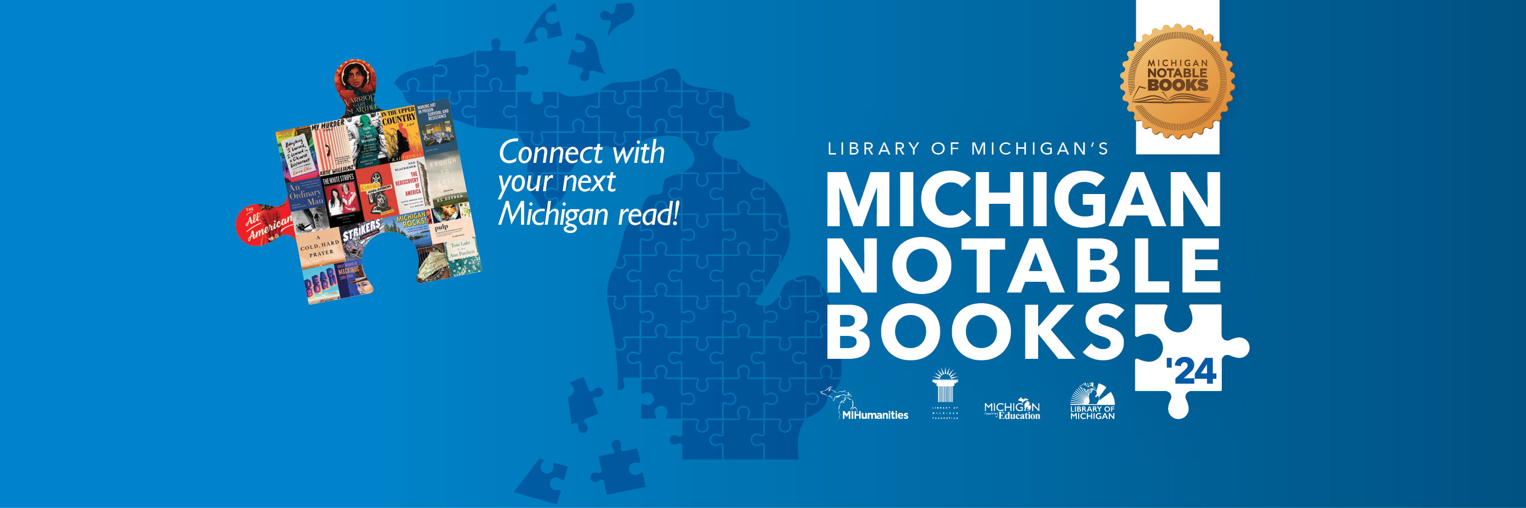 Promotional Graphics for Michigan Notable Books Program