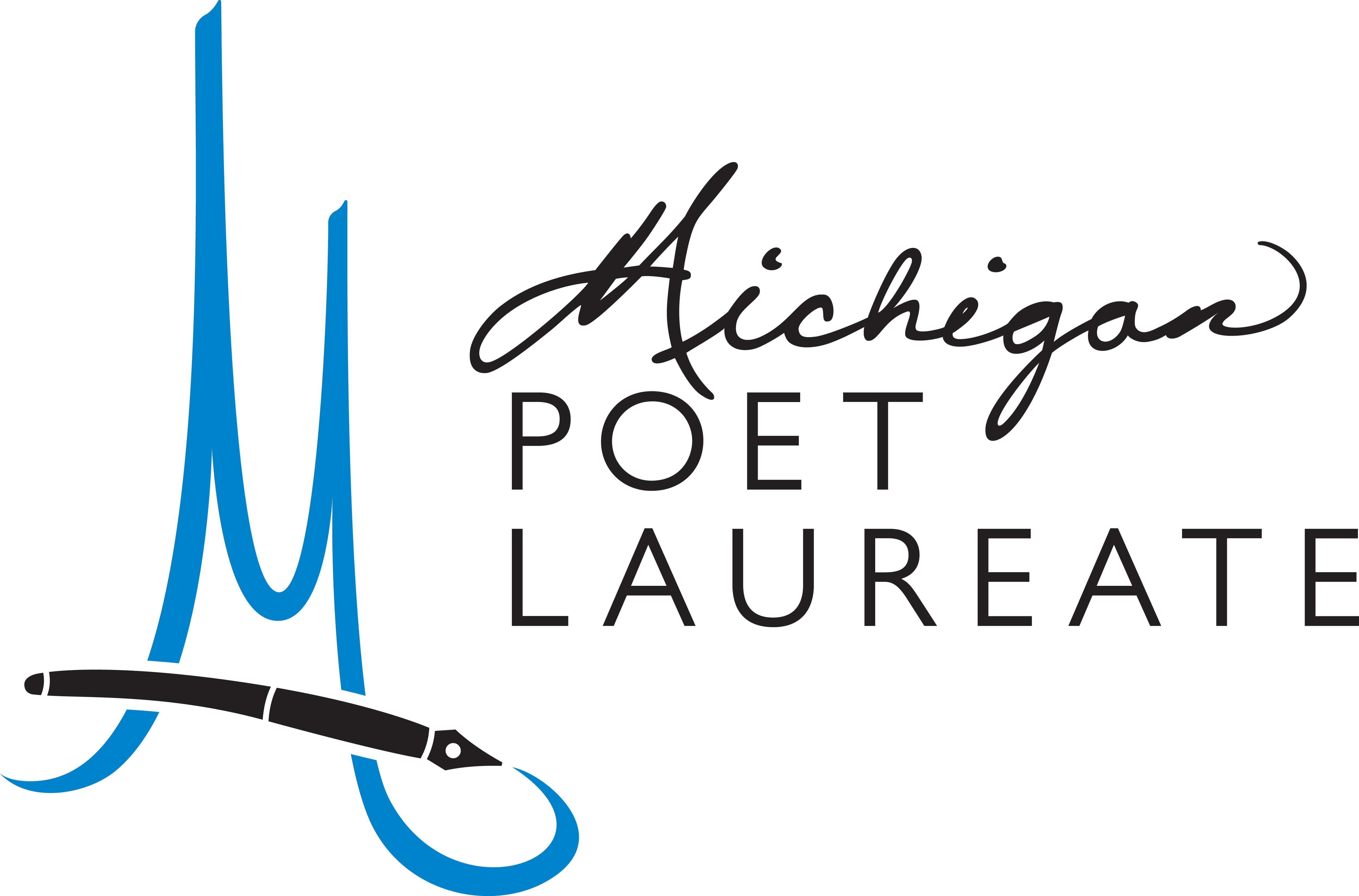 Michigan Poet Laureate Logo - Boyd version