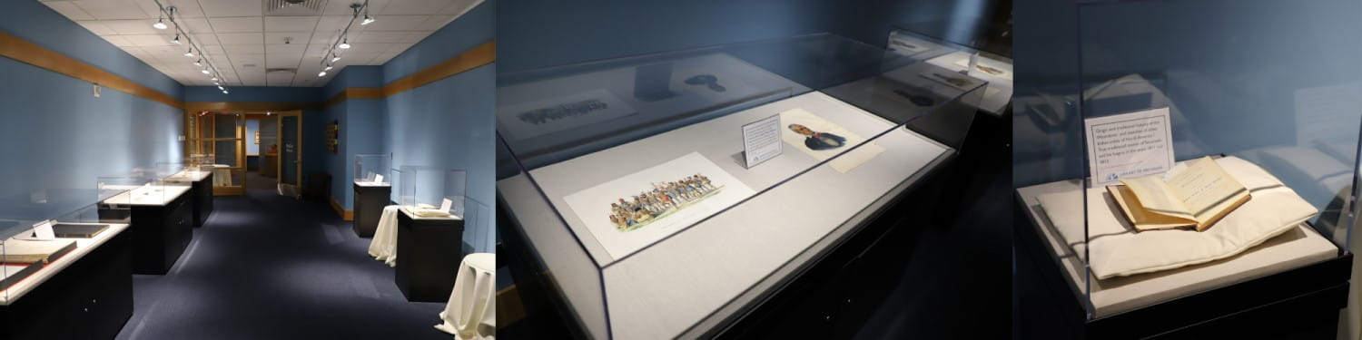 Rare Display Room collage of display cases