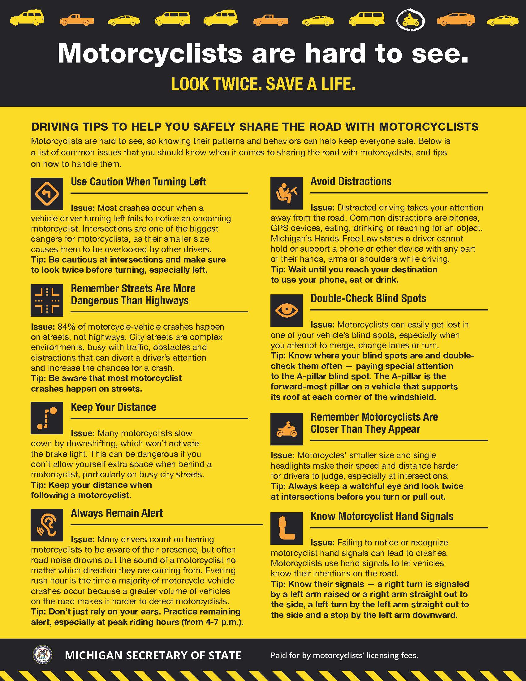 Driver tip sheet