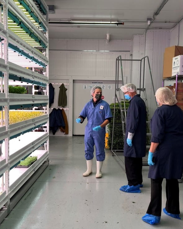 Director McDowell visits Planted Detroit and Ruhlig Farms