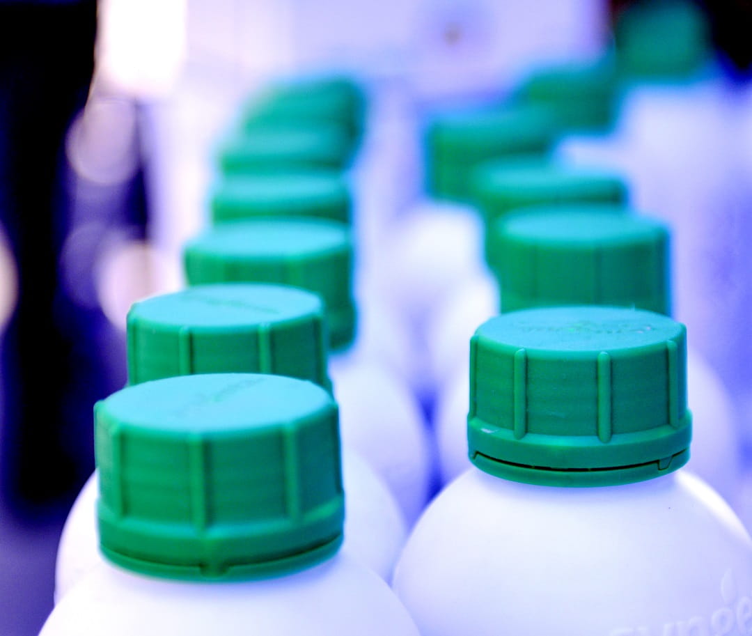 Pesticide bottles