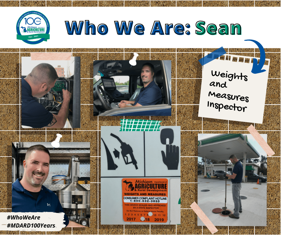 Who We Are Employee Feature - Sean, Weights and Measures Inspector, MDARD