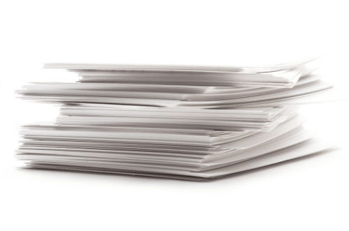 Stack of paper