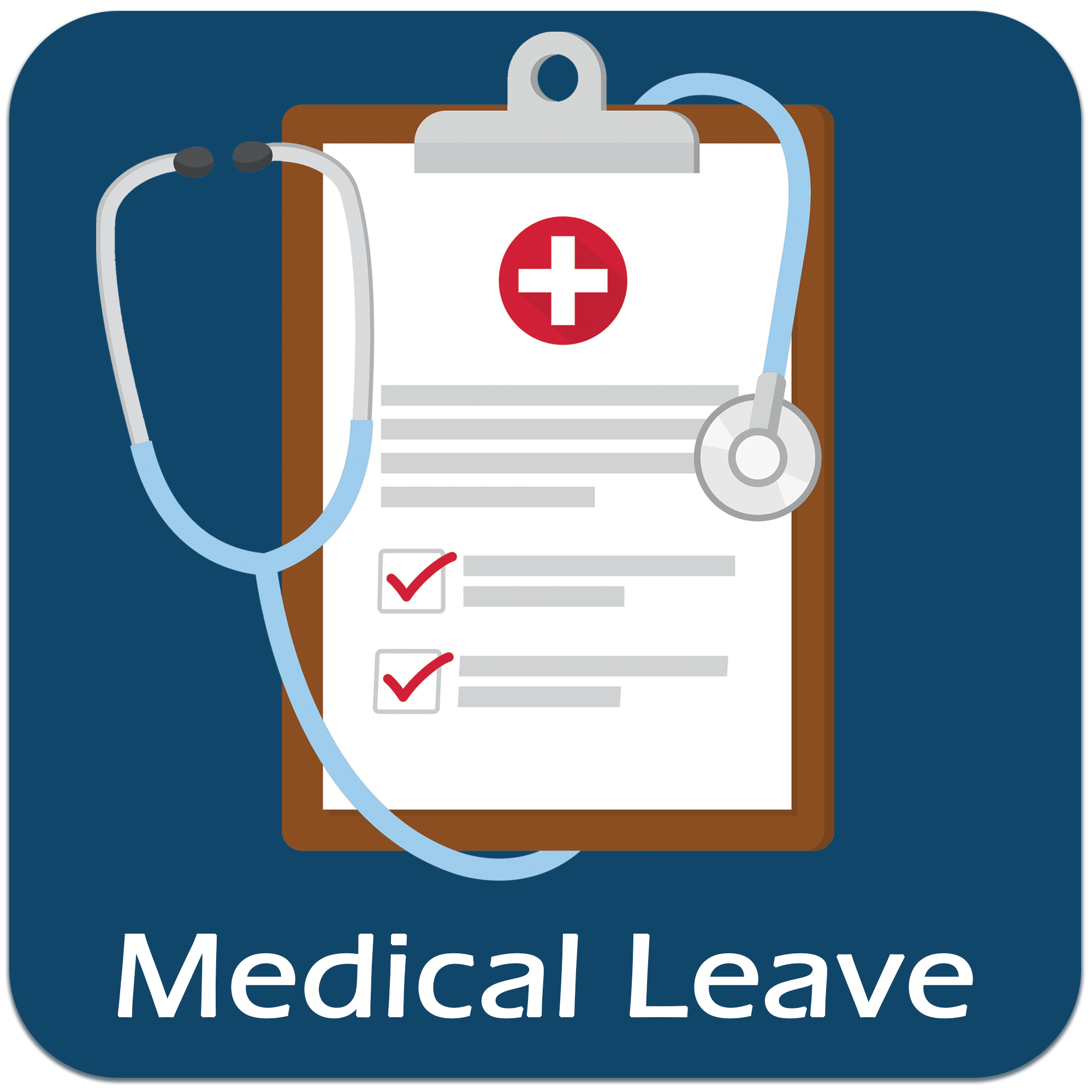 Medical Leave Clipboard Button