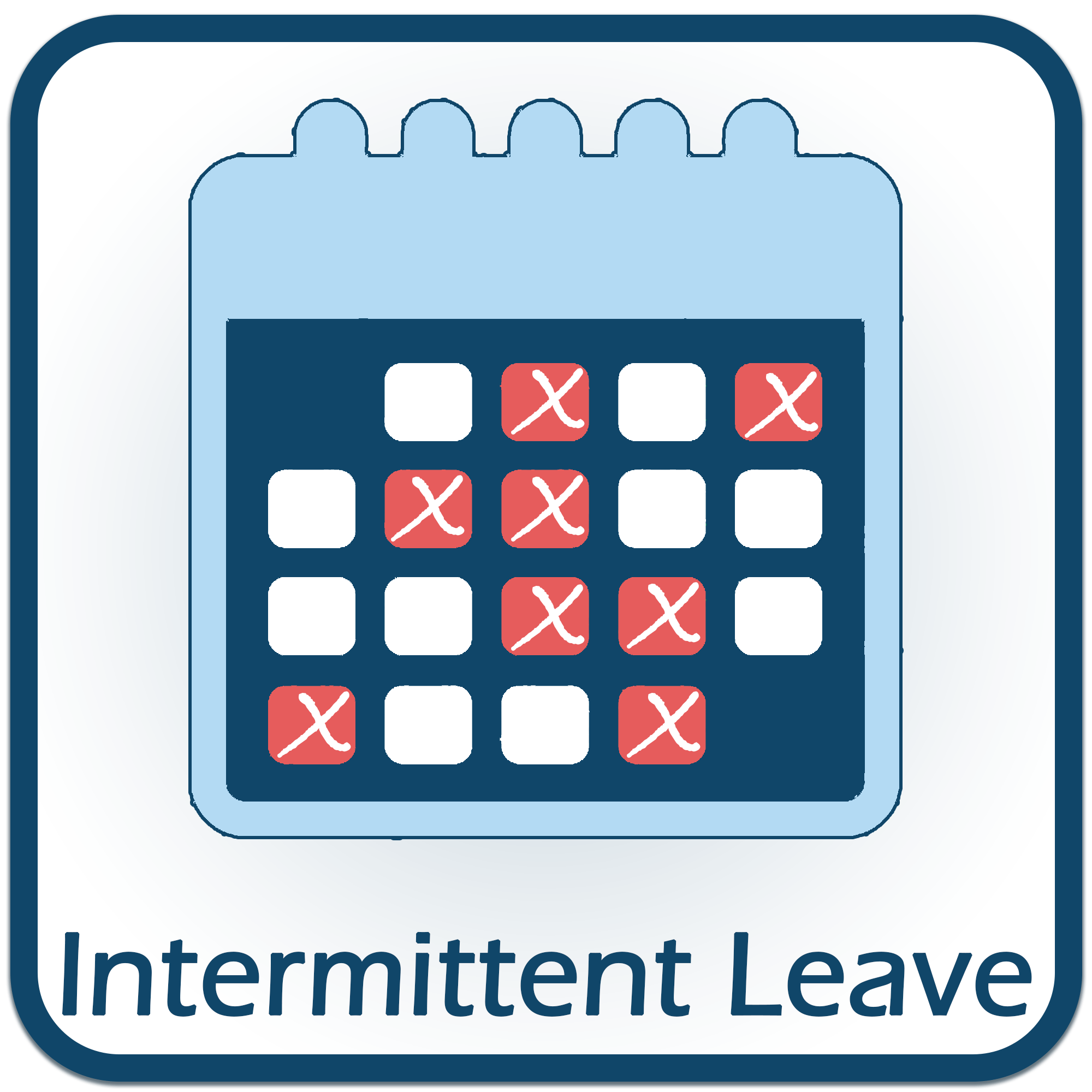 DMU Intermittent Leave Icon