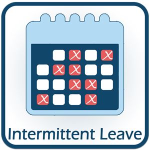 DMU Intermittent Leave Icon