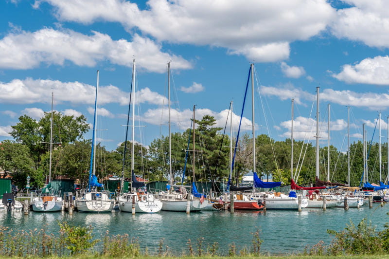 Boats at a dock