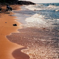 Sandy beach