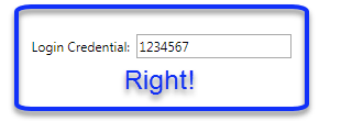 Correct Log In
