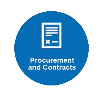 Procurement and Contracts website button