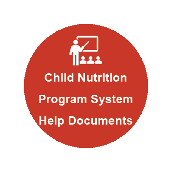 Child Nutrition Program - System Help Documents Button