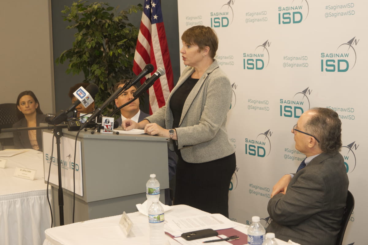 Michigan Department of Health and Human Services Director Elizabeth Hertel Speaking