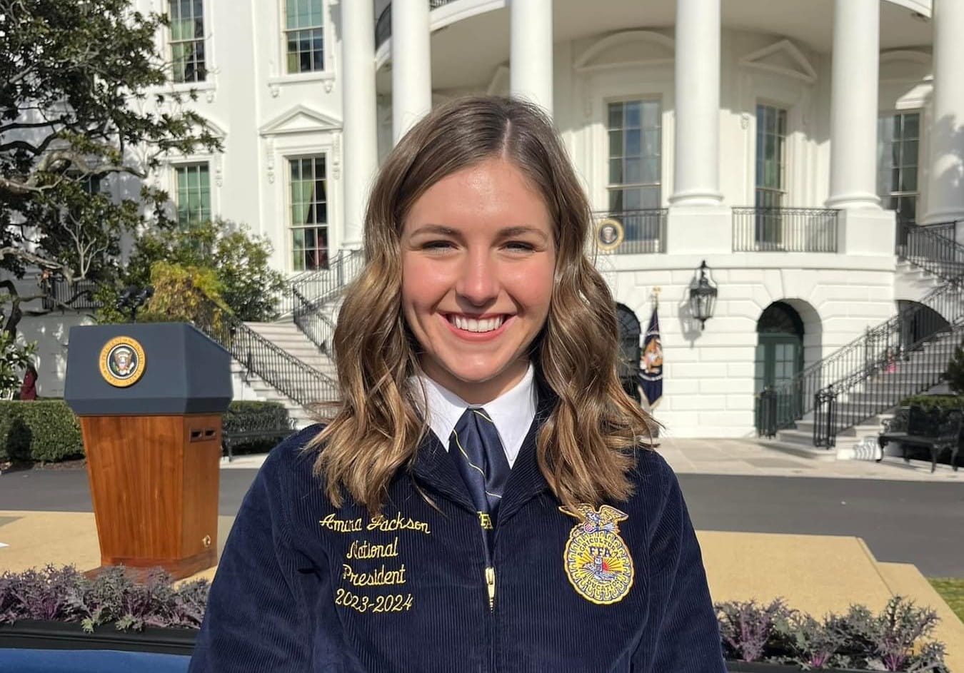 FFA Student, National President from Michigan