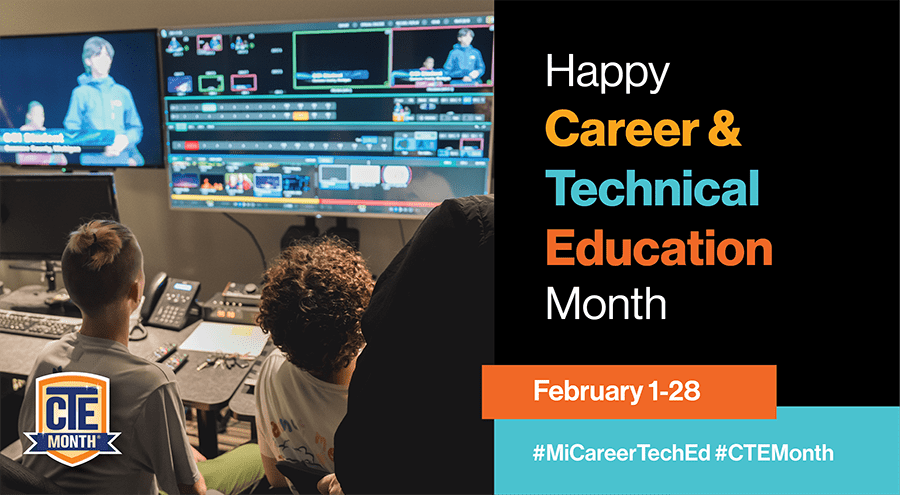 CTE Month graphic