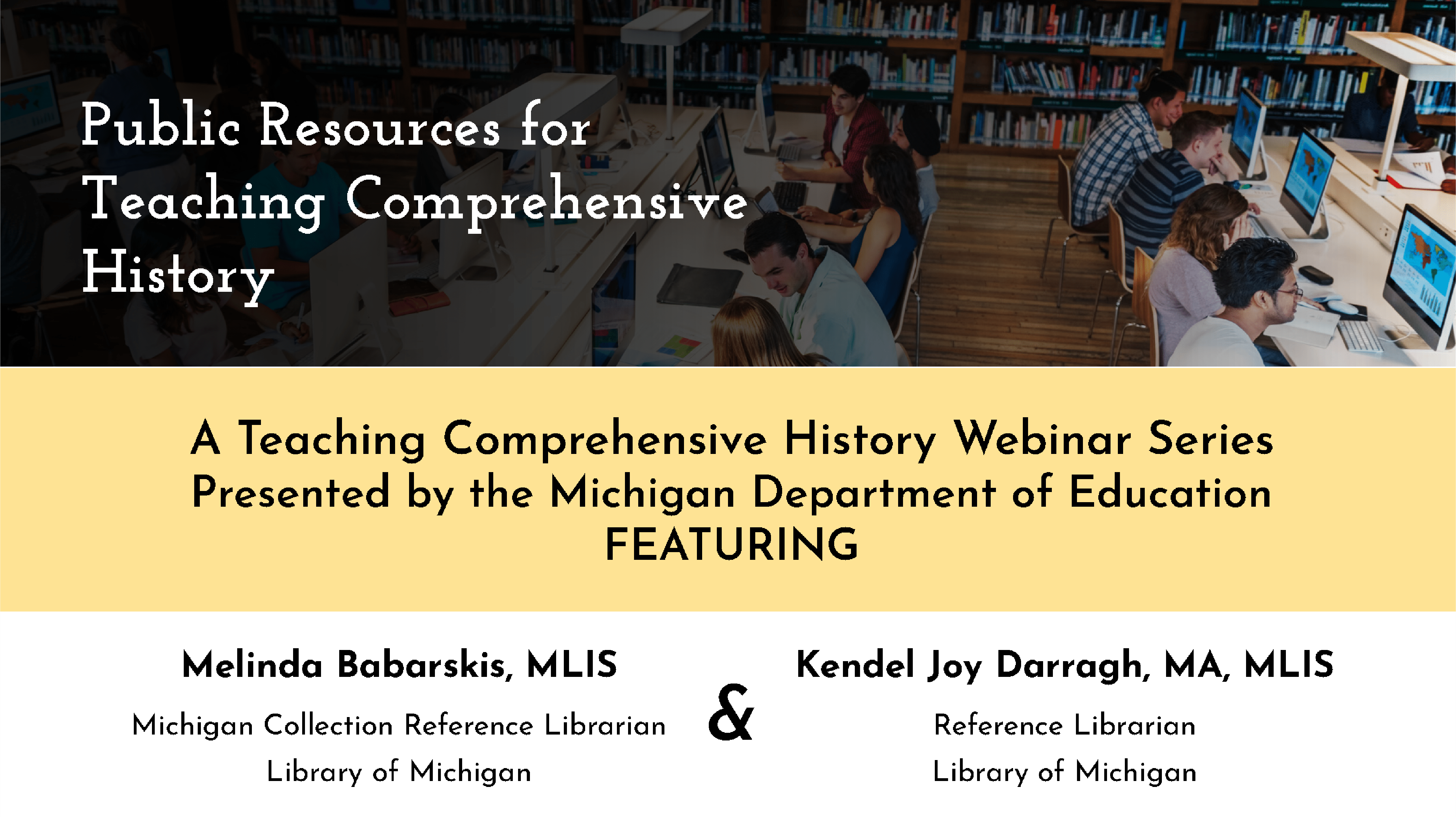 Public Resources for Teaching Comprehensive History