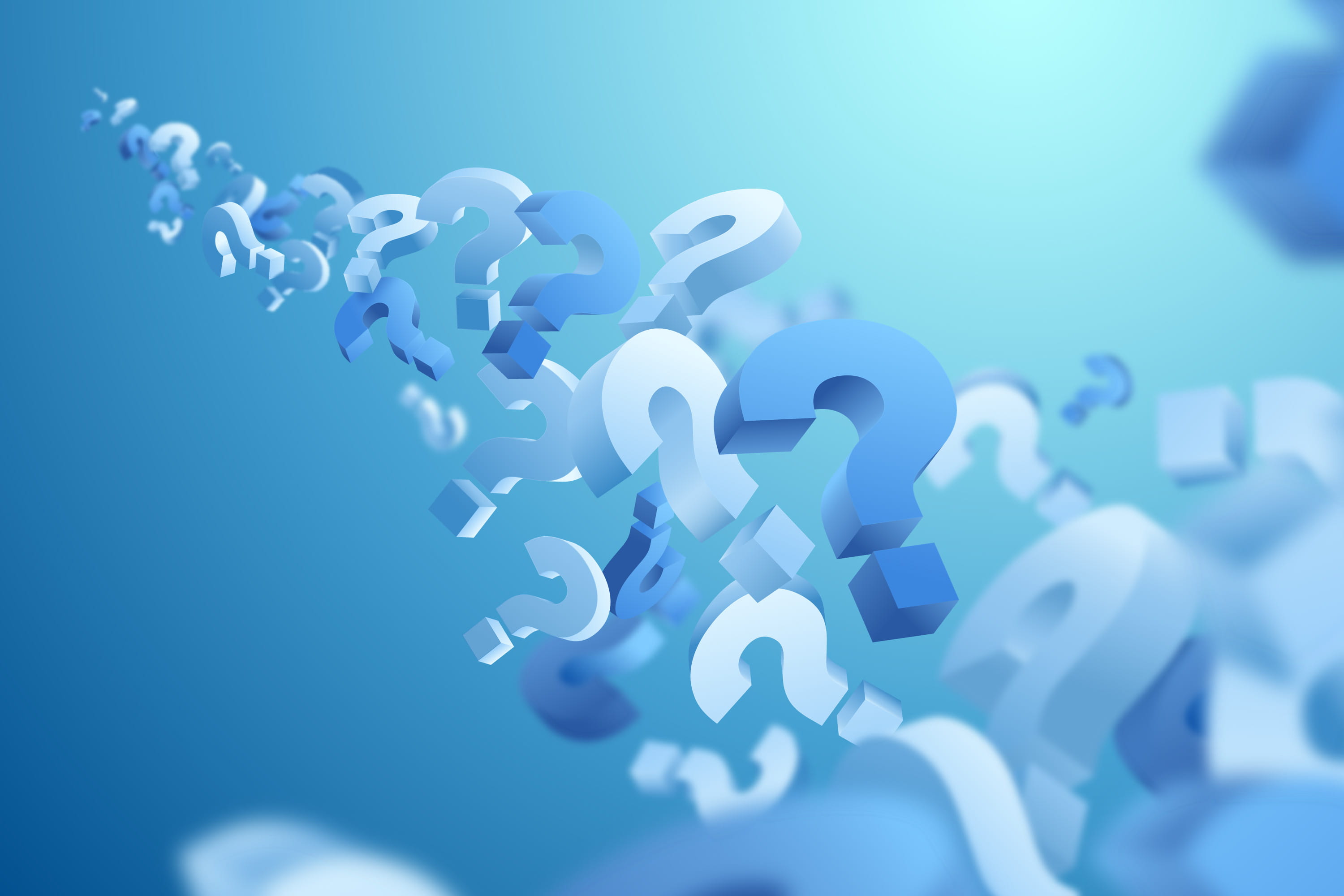 Question marks