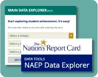 NAEP data explorer graphic OEAA