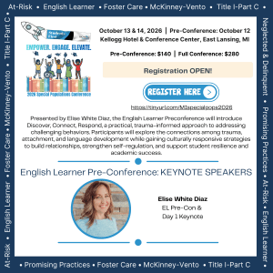 2026 Special Populations Conference EL Pre-Conference Flyer