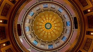 Interior of the Michigan Capitol Dome