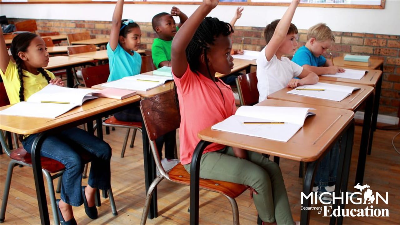 Diverse Elementary Students Engaged in Classroom Learning