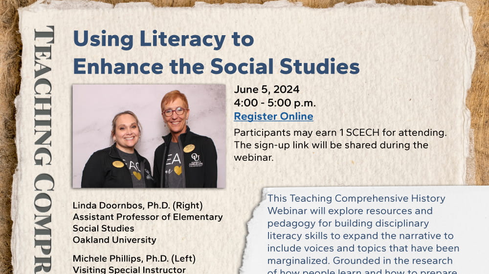 June TCH Webinar Session Flyer